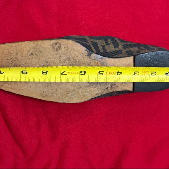 Fendi Women's Brown Slip-On Loafers - Picture 6 of 10